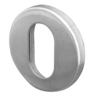 Oval Profile Stainless Steel Escutcheon
